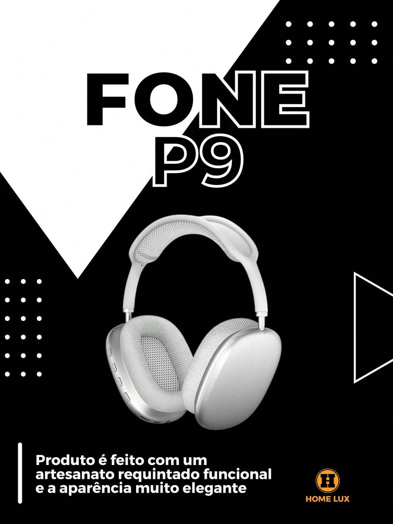 Fone  de ouvido Sem Fio Extra Bass P9 Air Top Max