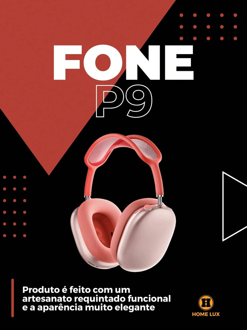 Fone  de ouvido Sem Fio Extra Bass P9 Air Top Max